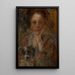 Portrait d'Helena Zieliska - Olga Boznańska — quadro incorniciato alla parete