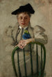 Portrait d'Irena Zbigniewicz née Serda - Olga Boznańska — vista dell’opera