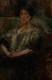Ritratto di Julia Ginzberg - Olga Boznańska — vista dell’opera