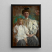 Portrait de Julia Puget née Kwilecka avec son fils Jacek - Olga Boznańska — quadro incorniciato alla parete