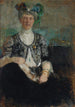 Portrait de Mme Buyko - Olga Boznańska — vista dell’opera