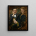 Ritratto di Mme e M. Smogorzewski - Olga Boznańska — quadro incorniciato alla parete