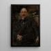 Portrait du peintre Marcin Samlicki - Olga Boznańska — quadro incorniciato alla parete