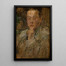 Portrait du sculpteur Stefan Zbigniewicz - Olga Boznańska — quadro incorniciato alla parete