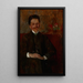 Portrait de Wadysaw Chmielarczyk - Olga Boznańska — quadro incorniciato alla parete