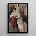 Portrait de Zofia Federowicz - Olga Boznańska — quadro incorniciato alla parete