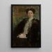 Portrait de Zofia Kirkor-Kiedro née Grabska 1872-1952 - Olga Boznańska — quadro incorniciato alla parete