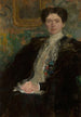 Portrait de Zofia Kirkor-Kiedro née Grabska 1872-1952 - Olga Boznańska — vista dell’opera