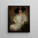 Ritratto di una scrittrice francese Gabrielle Réval - Olga Boznańska — quadro incorniciato alla parete