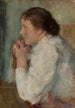 Portrait d'une dame de profil - Olga Boznańska — vista dell’opera