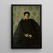 Portrait d'une femme - Olga Boznańska — quadro incorniciato alla parete