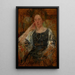 Portrait d'une Américaine - Olga Boznańska — quadro incorniciato alla parete