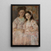Portrait des filles Helena Chmielarczyk et Wadysawa Chmielarczyk - Olga Boznańska — quadro incorniciato alla parete