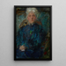 Portrait de ucja Detloff - Olga Boznańska — quadro incorniciato alla parete