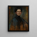 Autoritratto - Olga Boznańska — quadro incorniciato alla parete