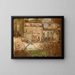 Vista dalla finestra dei laboratori - Olga Boznańska — quadro incorniciato alla parete