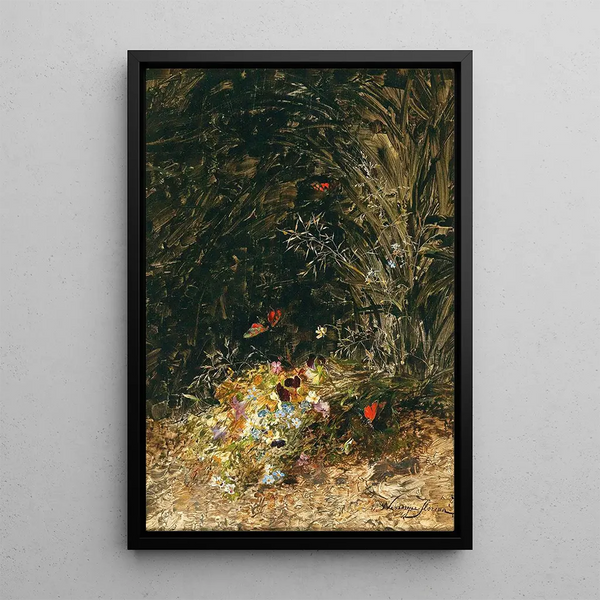 Un bouquet de fleurs sauvages - Olga Wisinger-Florian — quadro incorniciato alla parete