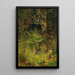Une fille cueillant des fleurs dans une clairière forestière - Olga Wisinger-Florian — quadro incorniciato alla parete