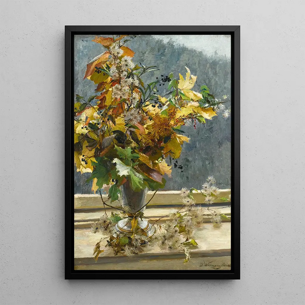 Feuillage d'automne - Olga Wisinger-Florian — quadro incorniciato alla parete
