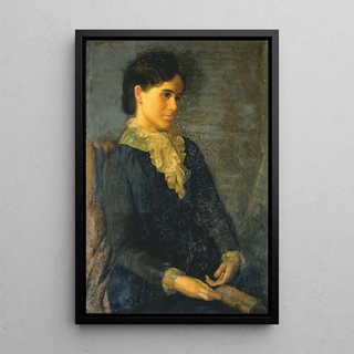 Oliver Ingraham Lay - Hester Marian Wait Lay Portrait of the Artists Wife.webp