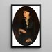 Portrait de Fidelia Bridges - Oliver Ingraham Lay — quadro incorniciato alla parete