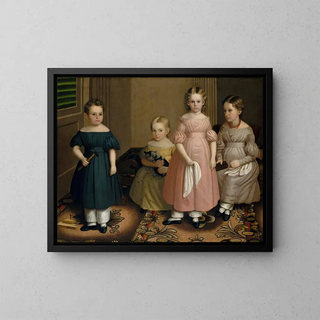 I bambini Alling - Oliver Tarbell Eddy — quadro incorniciato alla parete