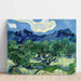 Riproduzione del dipinto di ulivi con le Alpilles sullo sfondo - Vincent Van Gogh