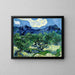 Riproduzione del dipinto di ulivi con le Alpilles sullo sfondo - Vincent Van Gogh