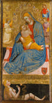 La Vierge de l'humilité avec la Tentation d'Ève - Olivuccio di Ciccarello — vista dell’opera
