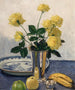 Nature morte alle rose gialle Nature morte alle rose gialle - Olle Hjortzberg — vista dell’opera