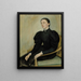 Ritratto di Mathilda Wrede - Olof Arenius — quadro incorniciato alla parete
