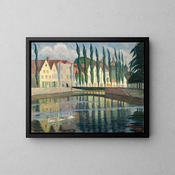 di Bruges - Olof Sager-Nelson — quadro incorniciato alla parete