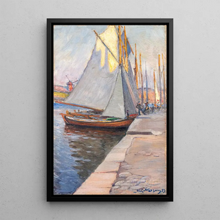 Olof SagerNelson - The Harbour at Marstrand.webp