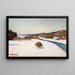 Paesaggio invernale - Olof Sager-Nelson — quadro incorniciato alla parete