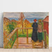 Riproduzione del dipinto sulla Veranda - Edvard Munch