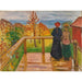 Riproduzione del dipinto sulla Veranda - Edvard Munch