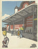 Gare di Tokyo - Onchi Kōshirō — vista dell’opera