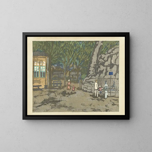 Zoo di Ueno - Onchi Kōshirō — quadro incorniciato alla parete