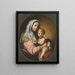 Madonna con Bambino - Onorio Marinari — quadro incorniciato alla parete