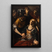 La Mort de Lucrèce - Orazio Borgianni — quadro incorniciato alla parete
