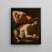 Ecco l'uomo - Orazio de Ferrari — quadro incorniciato alla parete