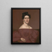 Ritratto di Eliza C. Ayres - Orlando Hand Bears — quadro incorniciato alla parete