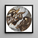 Orfeo inseguito dalle Furie - Sir Edward Coley Burne-Jones — presentazione a parete dell’opera