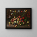 Frutta e fiori - Orsola Maddalena Caccia — quadro incorniciato alla parete