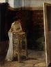 Modello femminile in uno studio - Oscar Björck — vista dell’opera