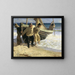 Mise à l'eau del barca Skagen - Oscar Björck — quadro incorniciato alla parete
