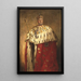 Oscar II Oscar Fredrik 1829-1907 Re di Svezia 1872 e di Norvegia 1872-1905 - Oscar Björck — quadro incorniciato alla parete
