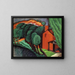 Notte luminosa - Oscar Bluemner — quadro incorniciato alla parete