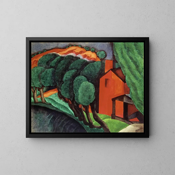 Notte luminosa - Oscar Bluemner — quadro incorniciato alla parete