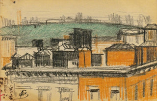 Oscar Bluemner - Rooftops Harlem.webp